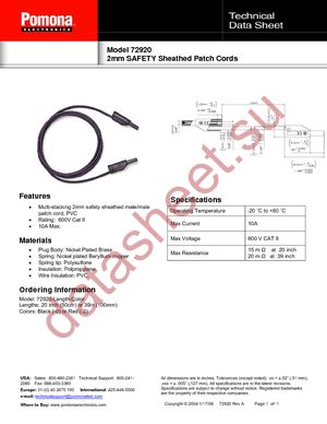 72920-39-0 datasheet  